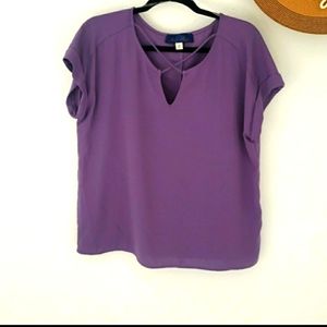 Purple/Lilac Short Sleeve Top